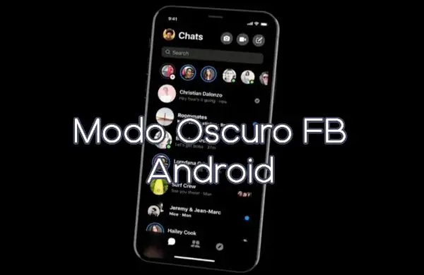 facebook oscuro android